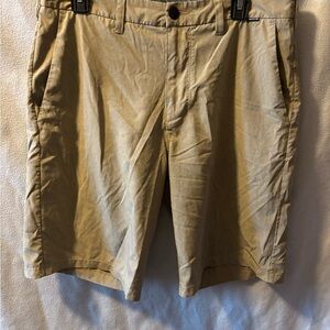 Hurley Men's Khaki Flat Front Shorts
